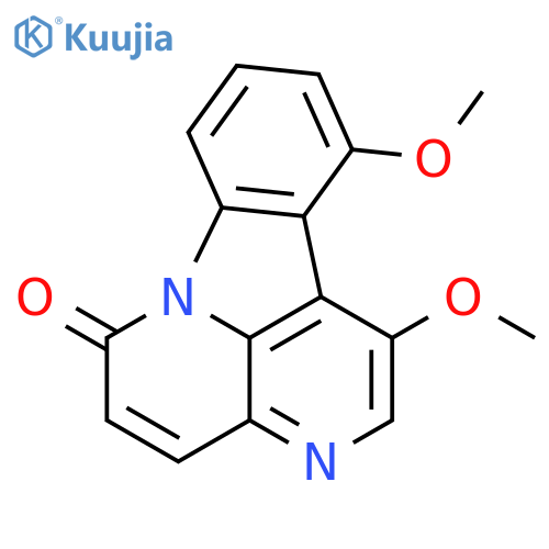 1,11-dimethoxy-6H-indolo[3,2,1-de][1,5]naphthyridin-6-one structure
