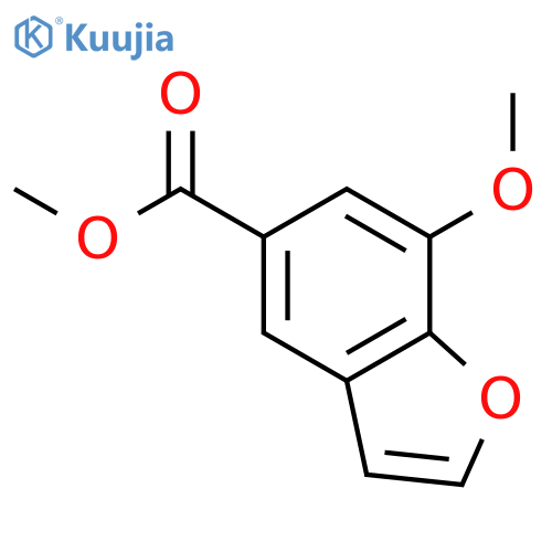 methyl 7-methoxybenzofuran-5-carboxylate structure
