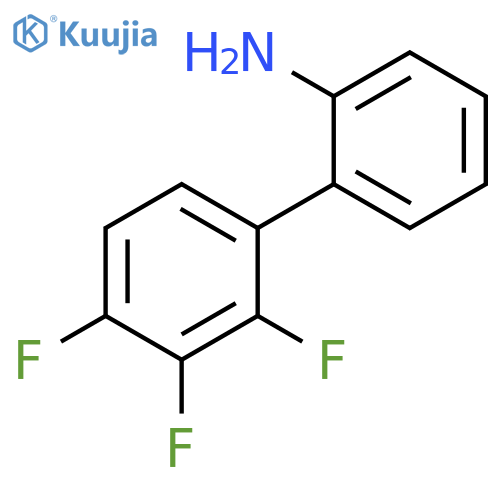 [1,1'-Biphenyl]-2-amine, 2',3',4'-trifluoro- structure