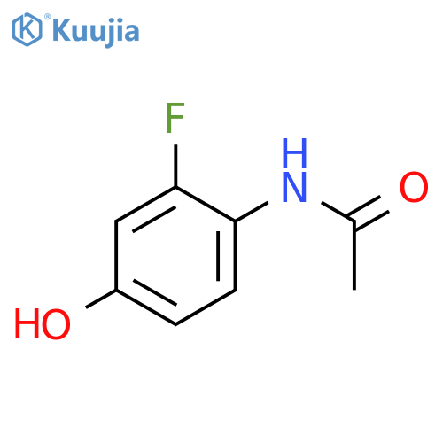 N-(2-fluoro-4-hydroxyphenyl)acetamide structure