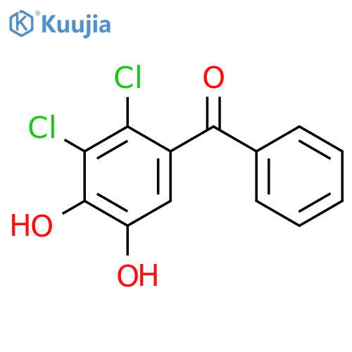 Methanone, (2,3-dichloro-4,5-dihydroxyphenyl)phenyl- structure