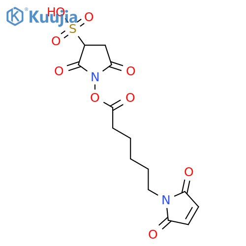 6-Maleimidocaproic acid sulfo-NHS structure