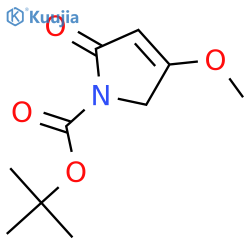 2,5-dihydro-4-methoxy-2-oxo-1H-Pyrrole-1-carboxylic acid 1,1-dimethylethyl ester structure