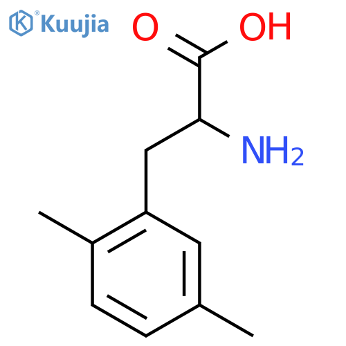 2-amino-3-(2,5-dimethylphenyl)propanoic acid structure