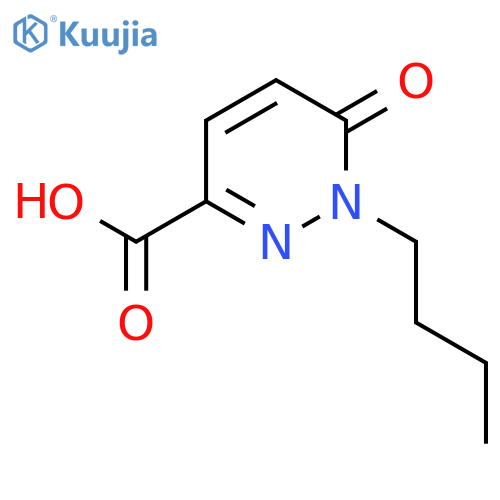 1-Butyl-6-oxo-1,6-dihydropyridazine-3-carboxylic acid structure
