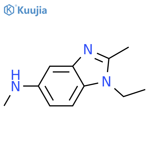 1H-Benzimidazol-5-amine,1-ethyl-N,2-dimethyl- structure