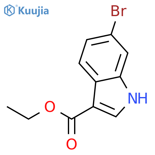 Ethyl 6-bromo-1H-indole-3-carboxylate structure