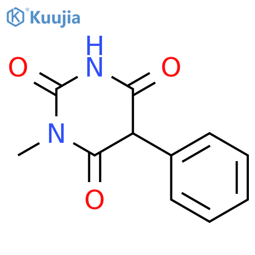 2,4,6(1H,3H,5H)-Pyrimidinetrione, 1-methyl-5-phenyl- structure