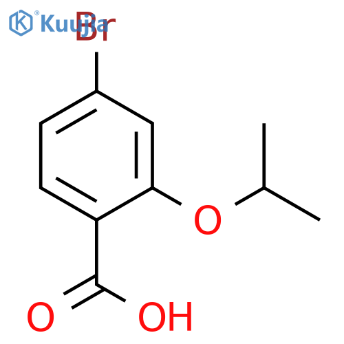 4-bromo-2-(propan-2-yloxy)benzoic acid structure
