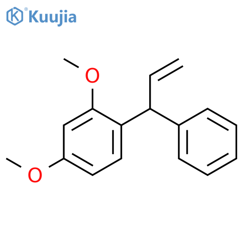 Benzene, 2,4-dimethoxy-1-(1-phenyl-2-propenyl)- structure