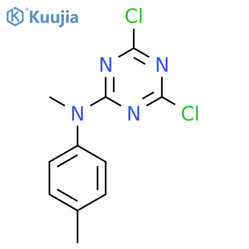 1,3,5-TRIAZIN-2-AMINE, 4,6-DICHLORO-N-METHYL-N-(4-METHYLPHENYL)- structure