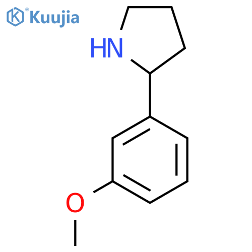 2-(3-Methoxyphenyl)pyrrolidine structure