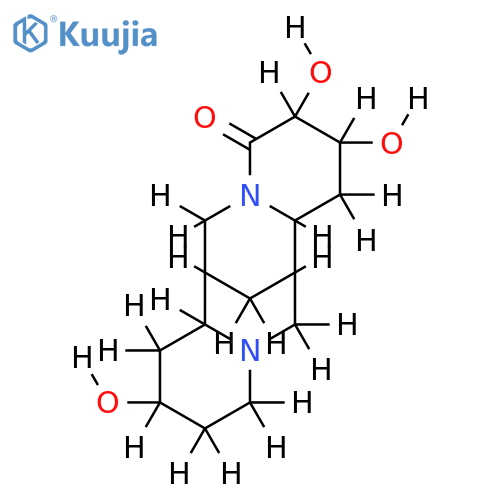 3beta,4alpha,13alpha-trihydroxylupanine structure