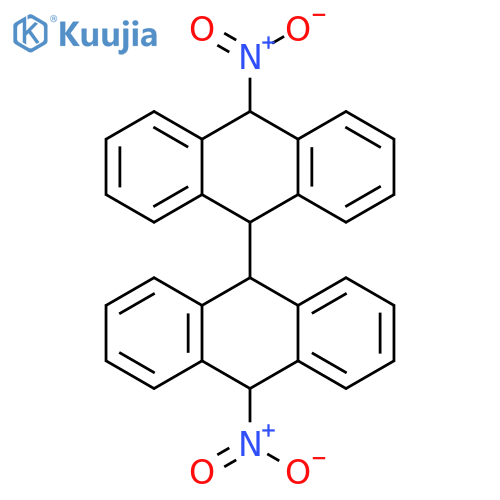 9,9'-Bianthracene, 9,9',10,10'-tetrahydro-10,10'-dinitro- structure