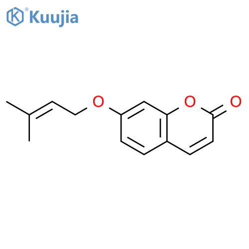 7-Prenyloxycoumarin structure