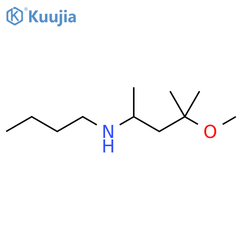 butyl(4-methoxy-4-methylpentan-2-yl)amine structure