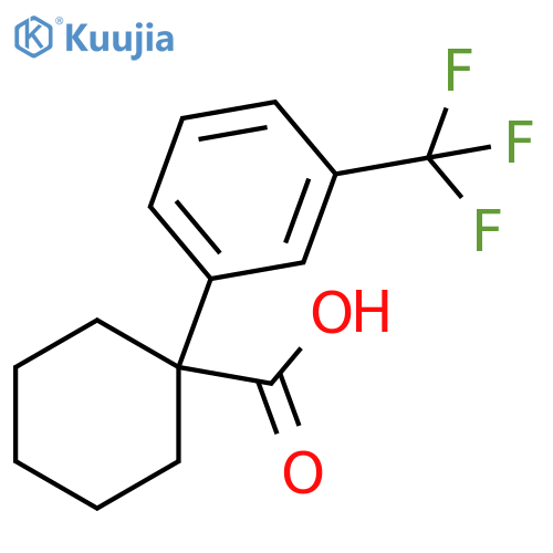 1-3-(Trifluoromethyl)phenylcyclohexane-1-carboxylic Acid structure