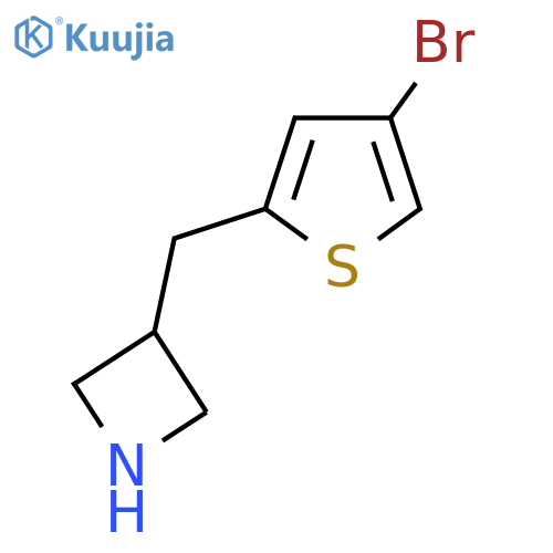 3-(4-bromothiophen-2-yl)methylazetidine structure