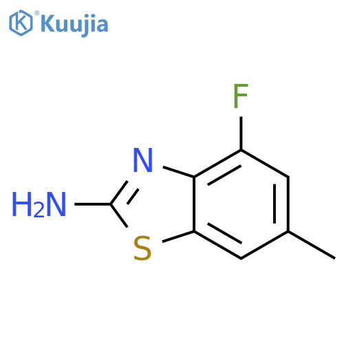 4-Fluoro-6-methylbenzo[d]thiazol-2-amine structure