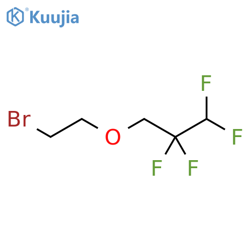3-(2-bromoethoxy)-1,1,2,2-tetrafluoropropane structure