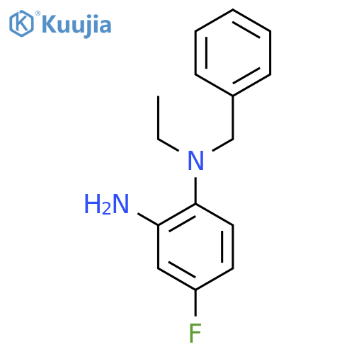 N~1~-Benzyl-N~1~-ethyl-4-fluoro-1,2-benzenediamine structure