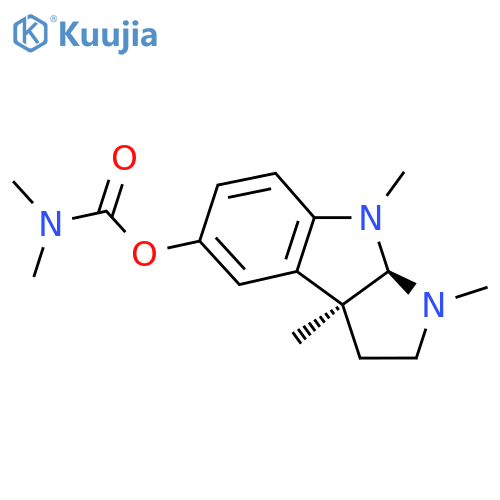 (-)-n-methylphysostigmine structure