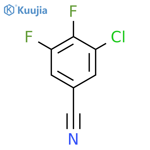 3-Chloro-4,5-difluorobenzonitrile structure