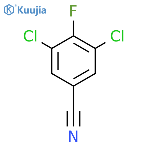 3,5-Dichloro-4-fluorobenzonitrile structure