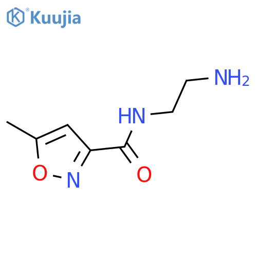 3-Isoxazolecarboxamide,N-(2-aminoethyl)-5-methyl- structure