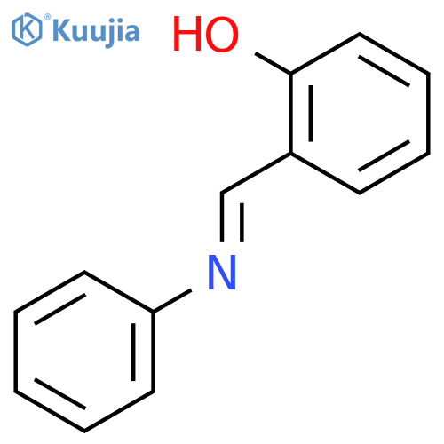 Phenol, 2-[(E)-(phenylimino)methyl]- structure