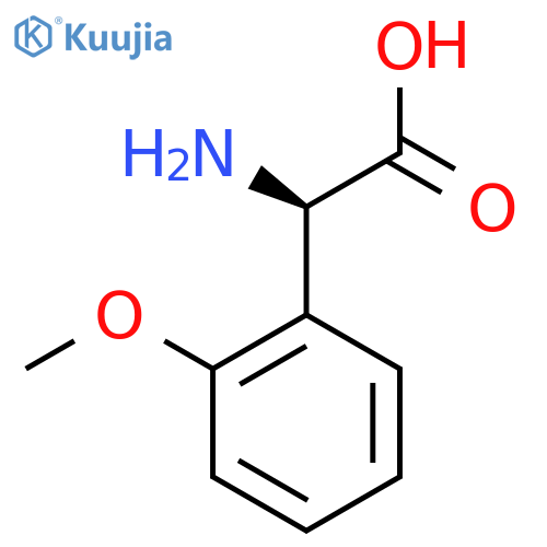 (2R)-2-amino-2-(2-methoxyphenyl)acetic acid structure