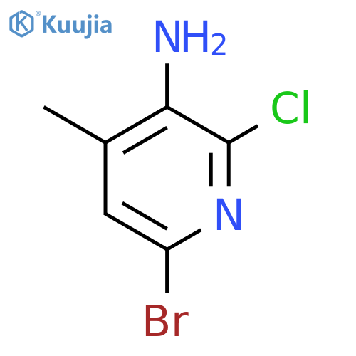 6-Bromo-2-chloro-4-methylpyridin-3-amine structure