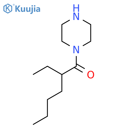 2-Ethyl-1-(piperazin-1-yl)hexan-1-one structure