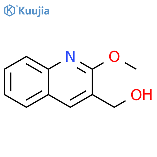 (2-methoxyquinolin-3-yl)methanol structure