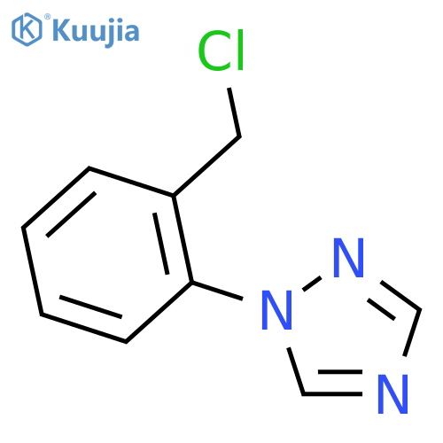 1-(2-(Chloromethyl)phenyl)-1H-1,2,4-triazole structure