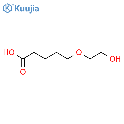 5-(2-Hydroxyethoxy)pentanoic acid structure