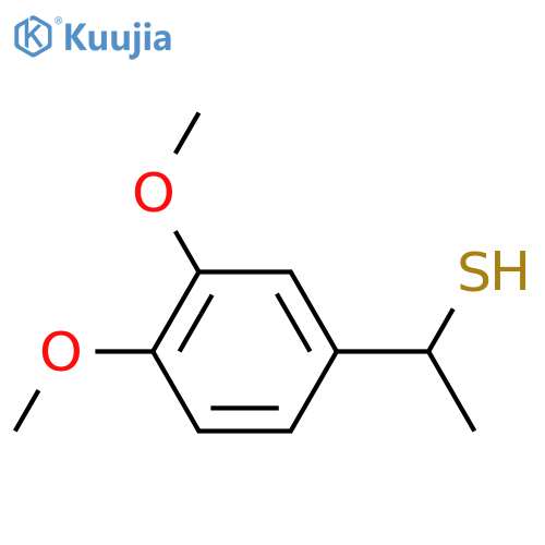 1-(3,4-Dimethoxyphenyl)ethane-1-thiol structure