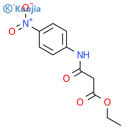 Ethyl 3-(4-nitroanilino)-3-oxopropanoate structure