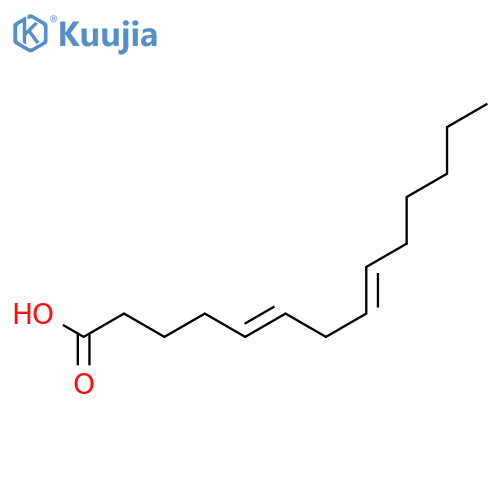 5,8-Tetradecadienoicacid structure
