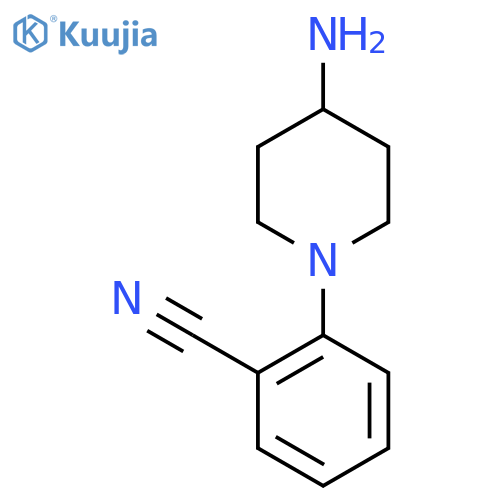 2-(4-Aminopiperidin-1-yl)benzonitrile structure