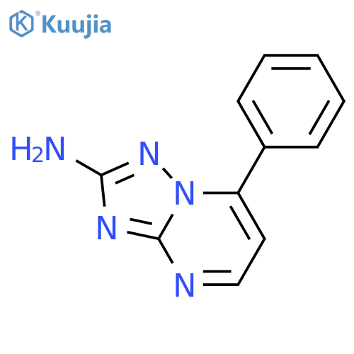 [1,2,4]Triazolo[1,5-a]pyrimidin-2-amine, 7-phenyl- structure