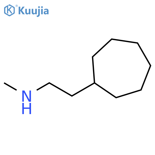 (2-cycloheptylethyl)(methyl)amine structure