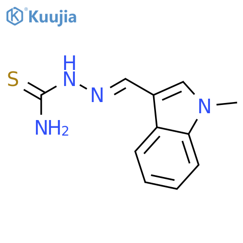Hydrazinecarbothioamide, 2-[(1-methyl-1H-indol-3-yl)methylene]- structure
