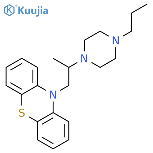 10H-Phenothiazine,10-[2-(4-propyl-1-piperazinyl)propyl]- structure