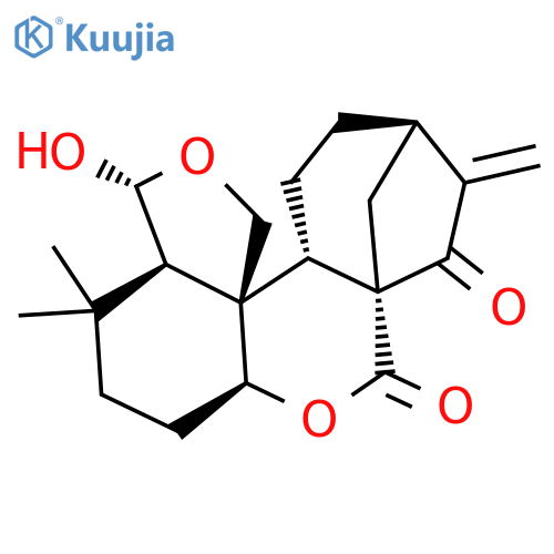 7H-5a,8-Methano-11H-cyclohepta[c]furo[3,4-e][1]benzopyran-5,6-dione,decahydro-13-hydroxy-1,1-dimethyl-7-methylene-,(3aS,5aS,8R,10aS,10bS,13R,13aR)- structure