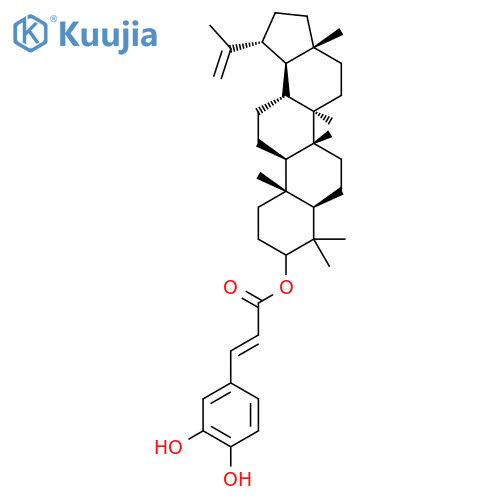 Lup-20(29)-en-3-ol,(2E)-3-(3,4-dihydroxyphenyl)-2-propenoate, (3b)- structure