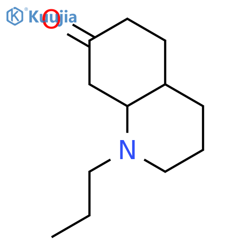 (4aR,8aS)-1-propyl-octahydroquinolin-7(1H)-one structure