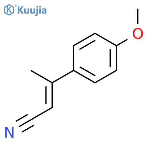 2-Butenenitrile, 3-(4-methoxyphenyl)- structure