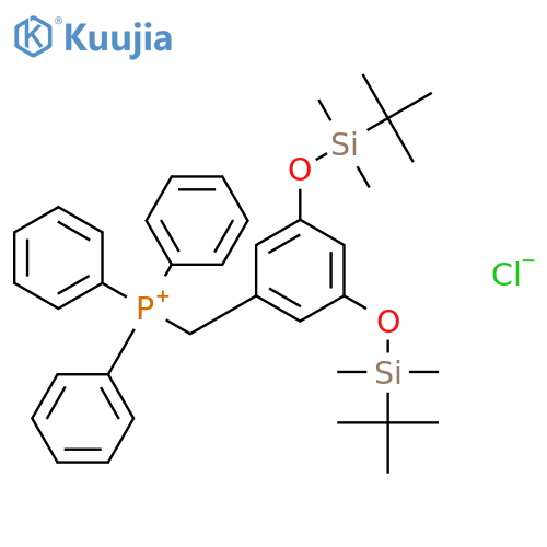 3,5-Bis(1,1-dimethylethyl)dimethylsilyloxyphenylmethyltriphenylphosphonium Chloride structure