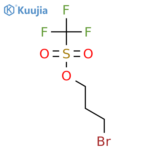 Methanesulfonic acid,1,1,1-trifluoro-, 3-bromopropyl ester structure